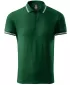 Herren-T-Shirt mit Kragen ALTISPORT NoPrint NP/ALM912 DUNKELGRÜN