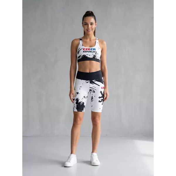  Hochwertige Damen-Funktionsleggings oberhalb des Knies ALTISPORT VOJ/ALW036LEG02 ABSTRAKTION 
