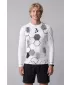 Hochwertiges funktionelles Kompressions-T-Shirt für Herren ALTISPORT VOJ/ALM037TR03 WEIß