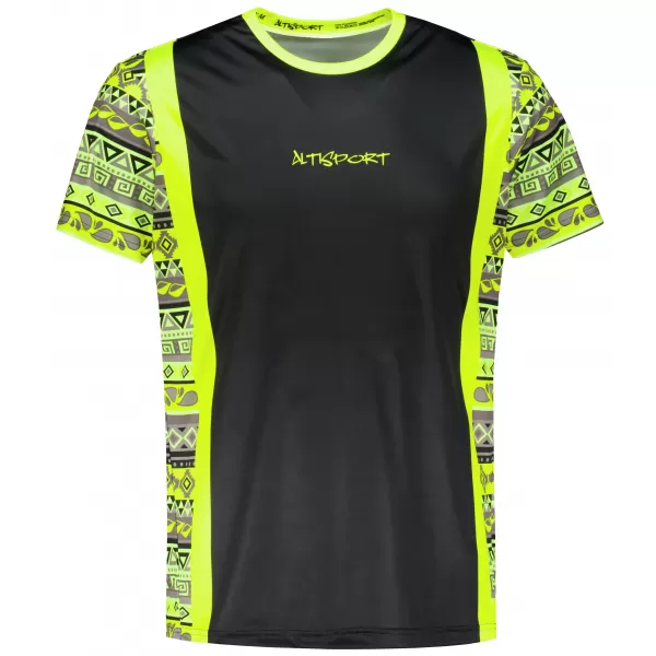  Funktionelles Premium-T-Shirt für Herren ALTISPORT VOJ/ALM043TR01 NEON GELB 