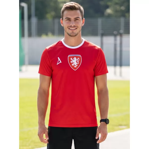  Funktionelles Premium-T-Shirt für Herren ALTISPORT VOJ/ALM040TR01 ROT 