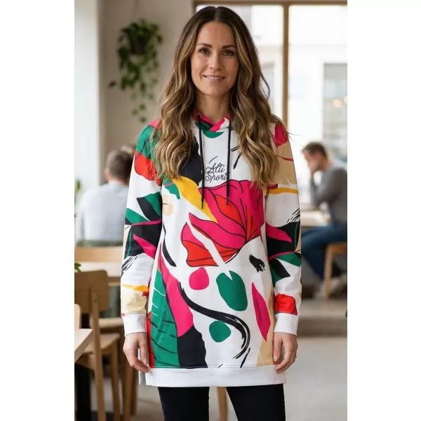  Hochwertiges Funktions-Sweatshirt für Damen ALTISPORT VOJ/ALW042MI03 WEIß 