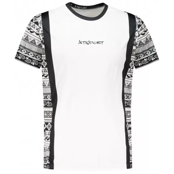  Funktionelles Premium-T-Shirt für Herren ALTISPORT VOJ/ALM043TR01 WEIß 