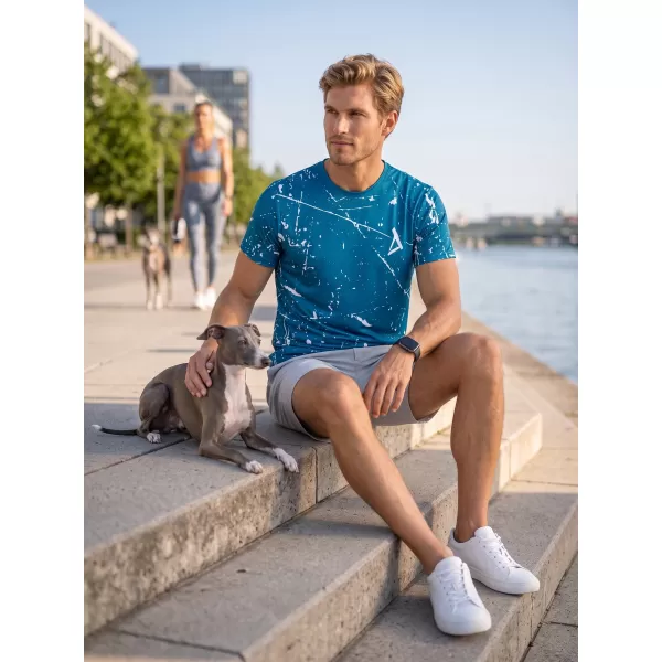  Funktionelles Premium-T-Shirt für Herren ALTISPORT VOJ/ALM034TR01 KEROSIN 