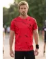 Funktionelles Premium-T-Shirt für Herren ALTISPORT VOJ/ALM034TR01 ROT