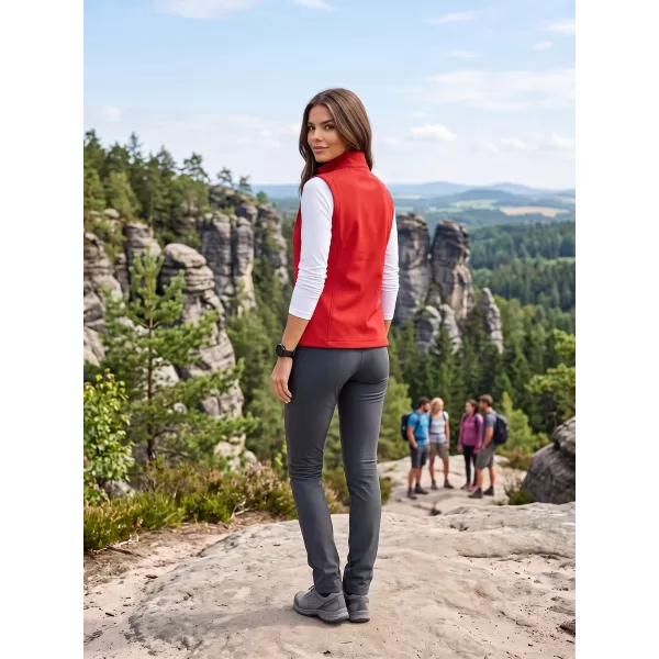  Softshellweste für Damen ALTISPORT NoPrint NP/ALW7211NJ ROT SCHWARZ 