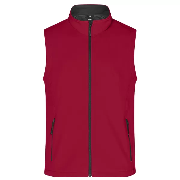  Herren-Softshellweste ALTISPORT NoPrint NP/ALM8211NJ ROT SCHWARZ 
