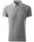 Herren-T-Shirt mit Kragen ALTISPORT NoPrint NP/ALM912 DUNKELGRAUE HIGHLIGHTS