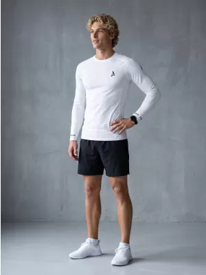 Hochwertiges funktionelles Kompressions-T-Shirt für Herren ALTISPORT VOJ/ALM000TR03 WEIß