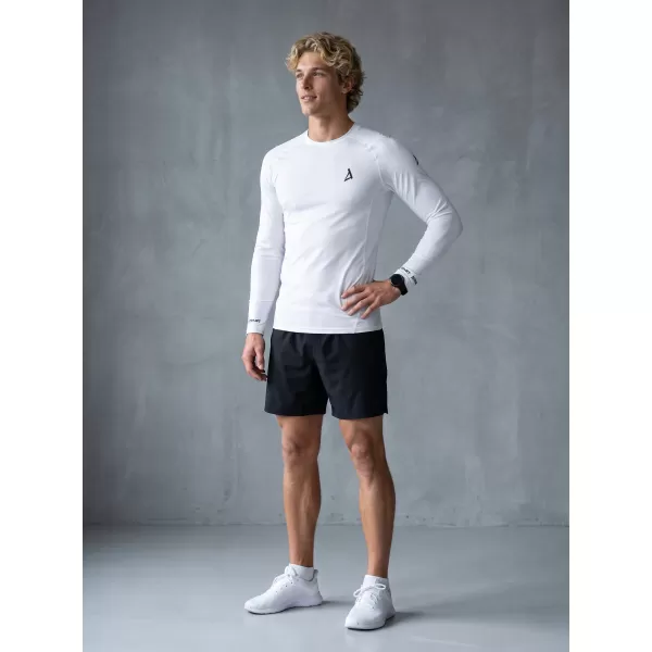  Hochwertiges funktionelles Kompressions-T-Shirt für Herren ALTISPORT VOJ/ALM000TR03 WEIß 