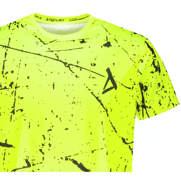 Funktionelles Premium-T-Shirt für Herren ALTISPORT VOJ/ALM034TR01 NEON GELB 