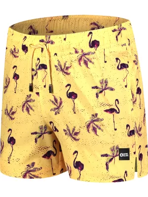 Badeshorts für Herren NORDBLANC RAINFOREST NBSPM8019 BERNSTEIN