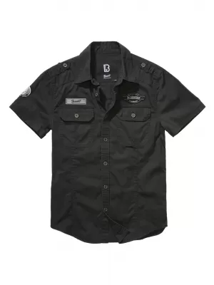 Hemd BRANDIT LUIS VINTAGE BD4033 SCHWARZ