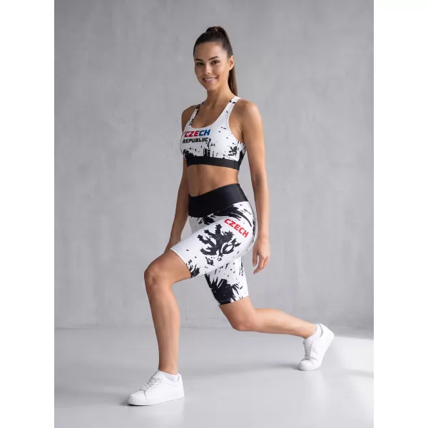  Hochwertige Damen-Funktionsleggings oberhalb des Knies ALTISPORT VOJ/ALW036LEG02 ABSTRAKTION 
