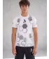 Hochwertiges Funktions-Kompressions-T-Shirt mit kurzen Ärmeln für Herren ALTISPORT VOJ/ALM037TR04 WEIß