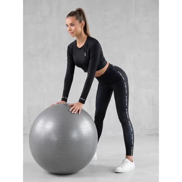  Hochwertiges Funktions-Crop-Top mit langen Ärmeln für Damen ALTISPORT VOJ/ALW000TR04 SCHWARZ 