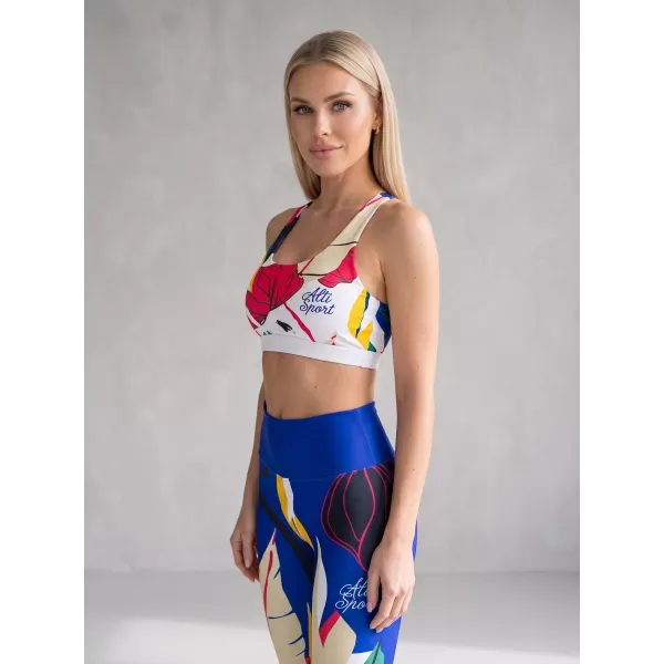  Lange Premium-Funktionsleggings für Damen ALTISPORT VOJ/ALW042LEG01 BLAU 