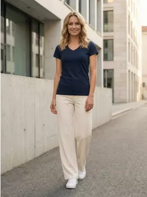 Damen-T-Shirt ALTISPORT NoPrint NP/ALW261 NAVY BLAU