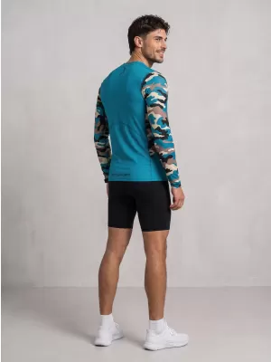 Funktionelle Kompression von Männern t -Shirt Premium ALTISPORT VOJ/ALM038TR03 KEROSIN/BROWN