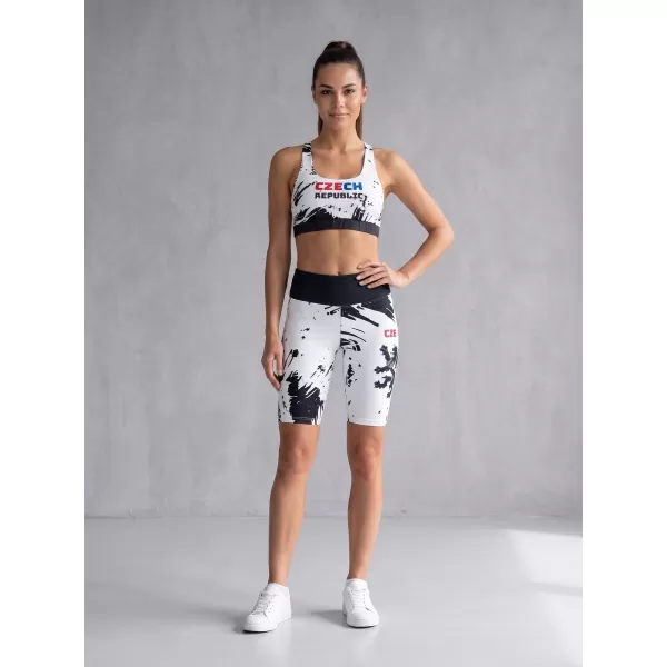  Hochwertige Damen-Funktionsleggings oberhalb des Knies ALTISPORT VOJ/ALW036LEG02 ABSTRAKTION 