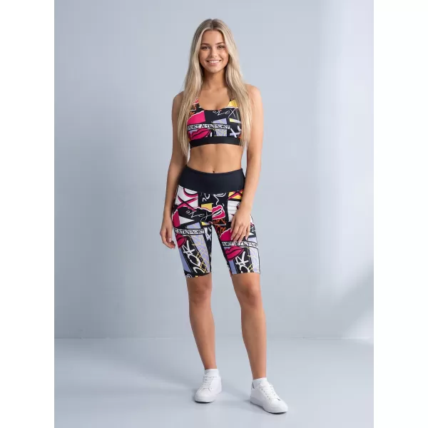  Hochwertige Damen-Funktionsleggings oberhalb des Knies ALTISPORT VOJ/ALW041LEG02 SCHWARZ 