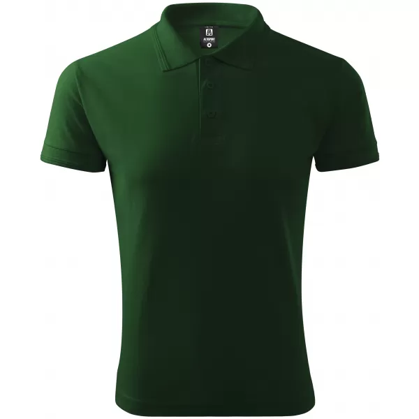  Herren-T-Shirt mit Kragen ALTISPORT NoPrint NP/ALM302 FLASCHENGRÜN 