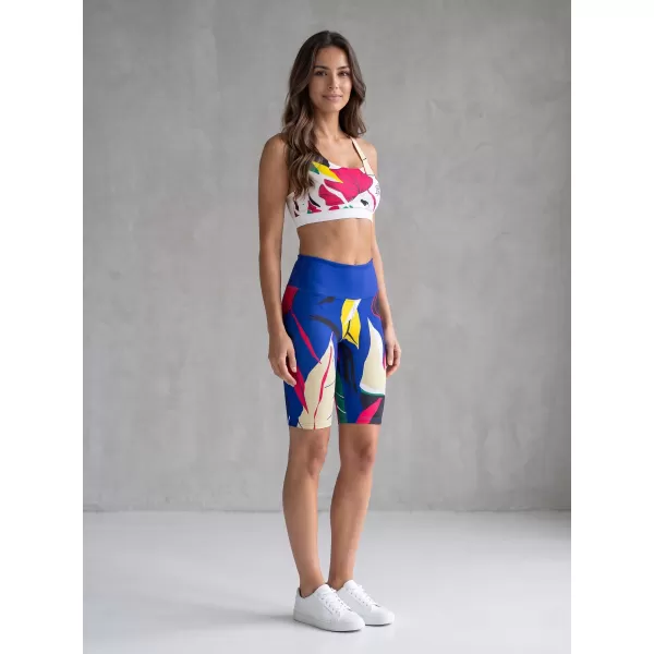  Hochwertige Damen-Funktionsleggings oberhalb des Knies ALTISPORT VOJ/ALW042LEG02 BLAU 