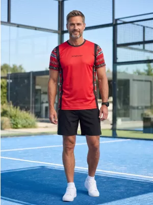 Funktionelles Premium-T-Shirt für Herren ALTISPORT VOJ/ALM043TR01 ROT