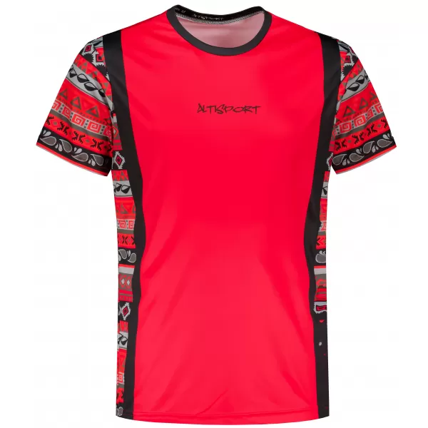  Funktionelles Premium-T-Shirt für Herren ALTISPORT VOJ/ALM043TR01 ROT 
