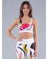 Premium-Sport-BH für Damen ALTISPORT VOJ/ALW042POD01 WEIß