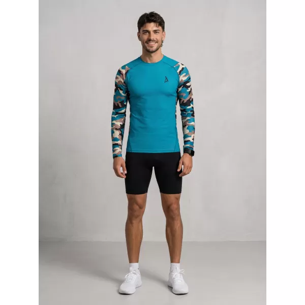  Funktionelle Kompression von Männern t -Shirt Premium ALTISPORT VOJ/ALM038TR03 KEROSIN/BROWN 