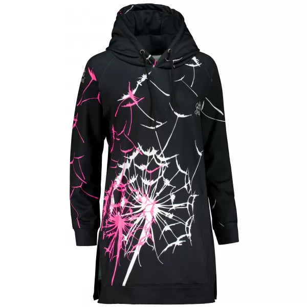  Hochwertiges Funktions-Sweatshirt für Damen ALTISPORT VOJ/ALW035MI03 SCHWARZ/ROSA 