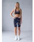 Hochwertige Damen-Funktionsleggings oberhalb des Knies ALTISPORT VOJ/ALW036LEG02 HEXA SCHWARZ