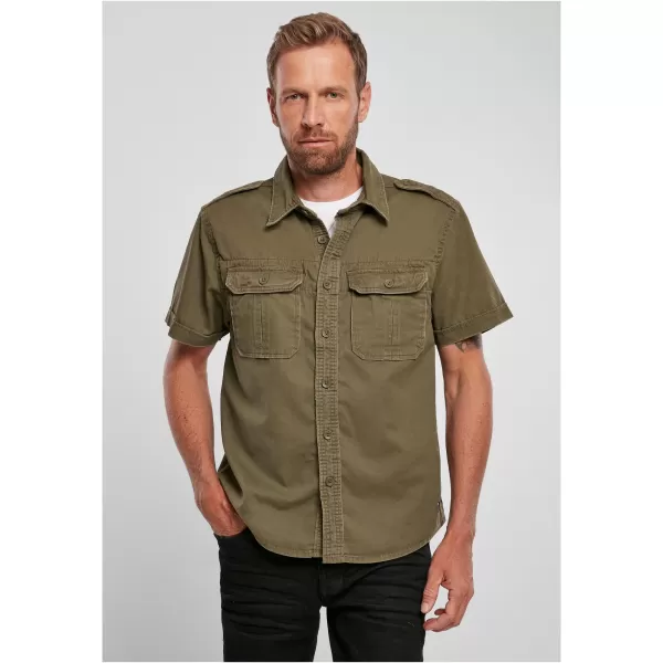  Hemd BRANDIT VINTAGE BD4024 OLIVE 