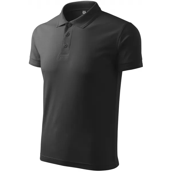  Herren-T-Shirt mit Kragen ALTISPORT NoPrint NP/ALM302 ANTHRAZIT-HIGHLIGHT 