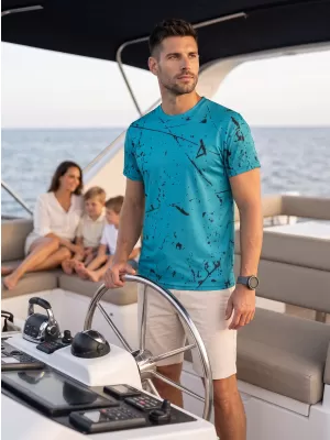Funktionelles Premium-T-Shirt für Herren ALTISPORT VOJ/ALM034TR01 SMARAGD