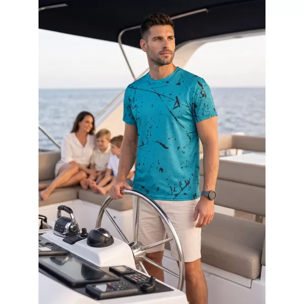  Funktionelles Premium-T-Shirt für Herren ALTISPORT VOJ/ALM034TR01 SMARAGD 