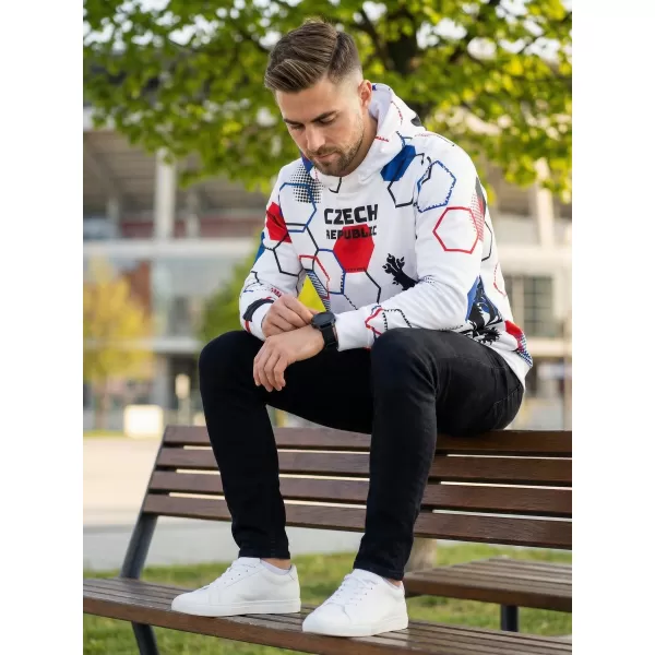  Hochwertiges Herren-Funktionssweatshirt ALTISPORT VOJ/ALM036MI01 HEXA WHITE 