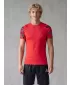 Hochwertiges Funktions-Kompressions-T-Shirt mit kurzen Ärmeln für Herren ALTISPORT VOJ/ALM039TR04 ROT