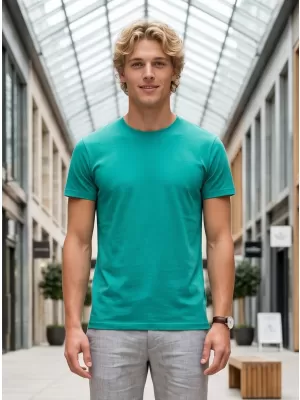 Herren-T-Shirt ALTISPORT NoPrint NP/ALM921 SMARAGD