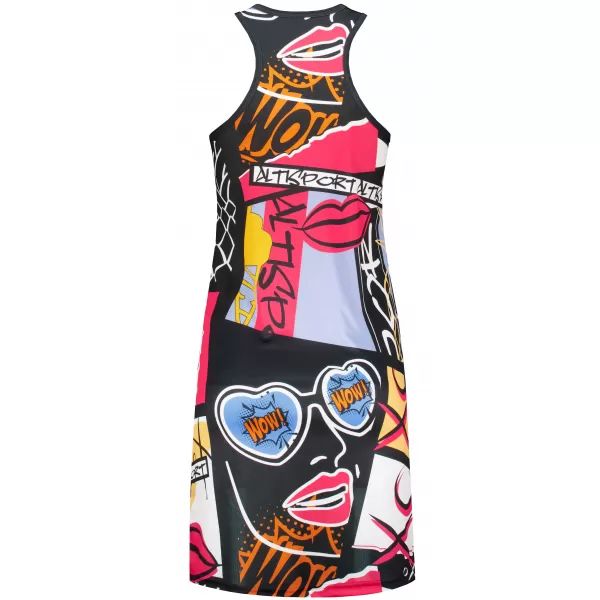  Funktionswestenkleid für Damen ALTISPORT VOJ/ALW041SAT01 SCHWARZ 