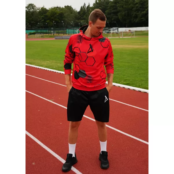  Funktionelles Premium-T-Shirt für Herren ALTISPORT VOJ/ALM037TR01 ROT 
