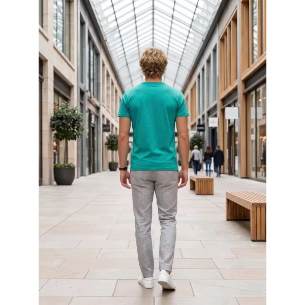  Herren-T-Shirt ALTISPORT NoPrint NP/ALM921 SMARAGD 