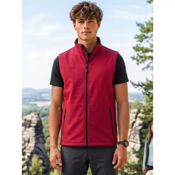 Herren-Softshellweste ALTISPORT NoPrint NP/ALM8211NJ ROT SCHWARZ 