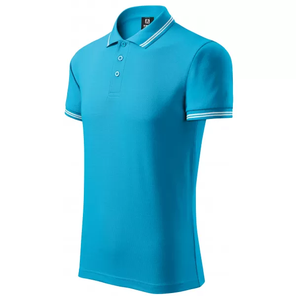  Herren-T-Shirt mit Kragen ALTISPORT NoPrint NP/ALM912 TÜRKIS 