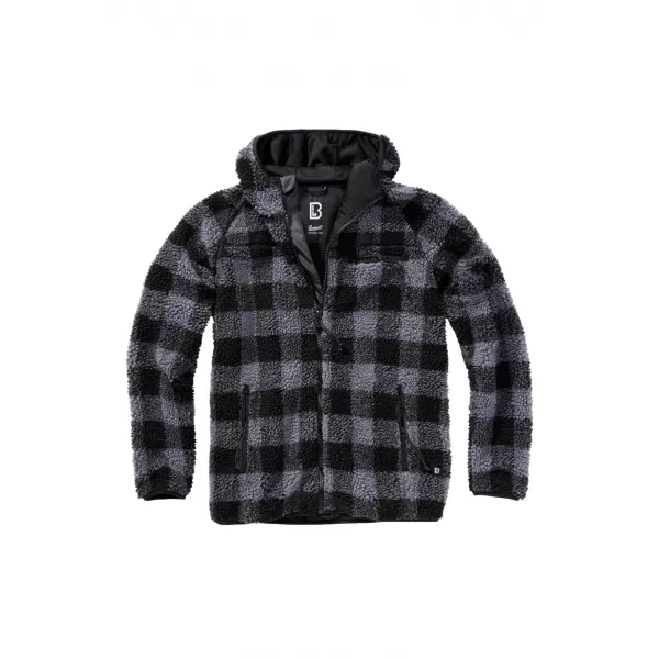  Herren -Sweatshirt BRANDIT BD5024 SCHWARZ/GRAU 