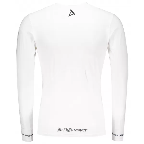  Hochwertiges funktionelles Kompressions-T-Shirt für Herren ALTISPORT VOJ/ALM000TR03 WEIß 