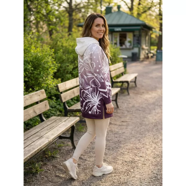  Hochwertiges Funktions-Sweatshirt für Damen ALTISPORT VOJ/ALW045MI03 LILA/WEIß 