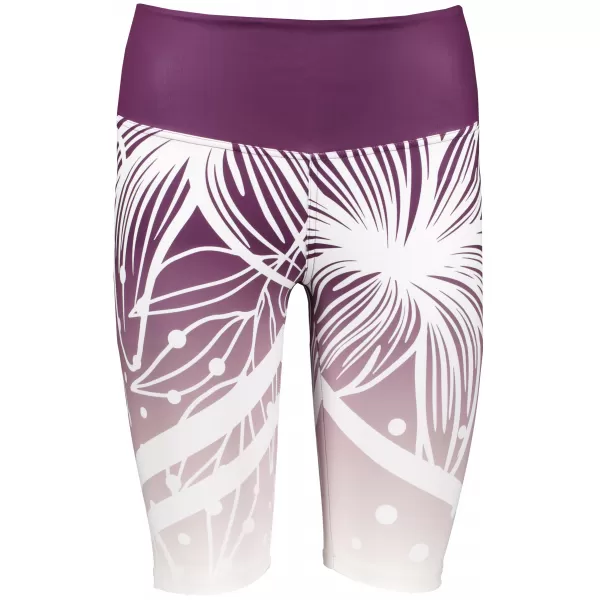  Hochwertige Damen-Funktionsleggings oberhalb des Knies ALTISPORT VOJ/ALW045LEG02 LILA/WEIß 