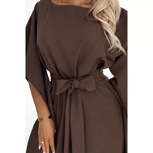  Kleid NUMOCO SOFIA 287-33 SCHOKOLADE 